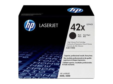 HP 42X - Høy ytelse - svart - original - LaserJet - tonerpatron (Q5942X)