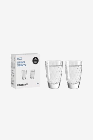 Ritzenhoff - Shotglas Picco 2-p - Transparent - Drinkglas & shotglas - Från Homeroom