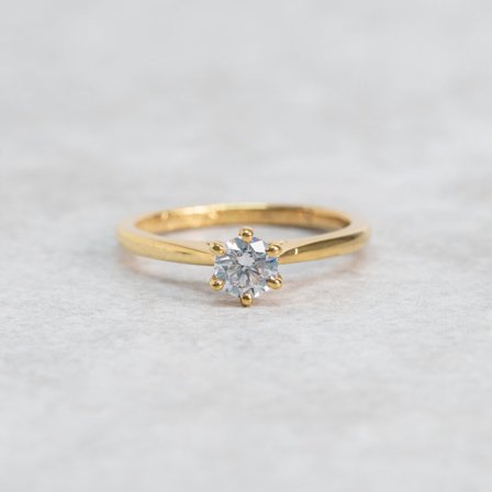 Förlovningsring Nordspira, 18K Rödguld 0.30 Carat - Förlovning- och vigselringar