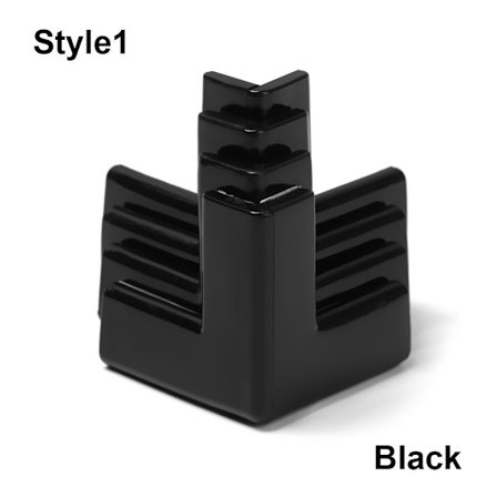 4ST Hörnskydd Kantskydd Bord Hörnskydd SVART