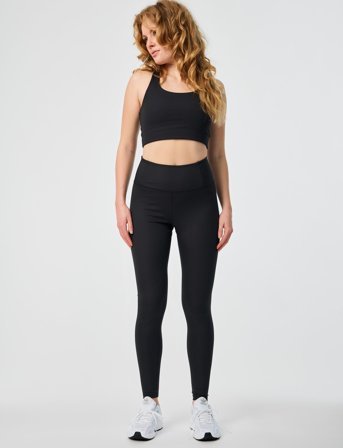 Girlfriend Collective Rib Paloma Bra - Black - M