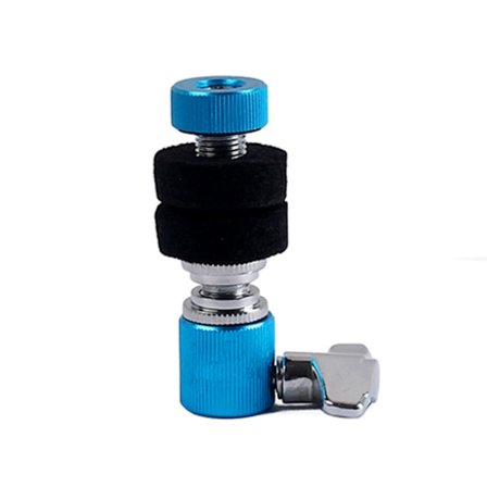 1 set metallista standardi jazzrumpu Hi-Hat symbaalikytkintelineen lyömäsoittimien osien vaihtotarvikkeet Sininen cap 7,5 mm:n reiällä