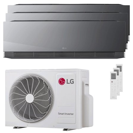 Condizionatore LG ARTCOOL Mirror AI trial split 9000+9000+9000 BTU inverter A+++ wifi unità esterna 5.3 kW