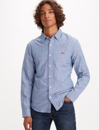 Levi's Ls Battery Hm Shirt Slim Navy - Blue - S