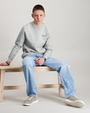 Björn Borg BORG ESSENTIAL 1 SWEATSHIRT Grå Tröjor Kille - Kids Brand Store