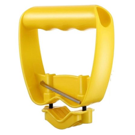 1 Pakkaus selkää säästävä työkalun kahvan kiinnike, työtä säästävä ergonominen lapion tai haravan kahvan kiinnike, työkalun kahvan ote