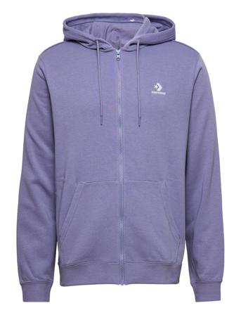 Standard Fit Left Chest Star Chev Emb Full Zip Hoodie Bb Hoodie Lila Converse