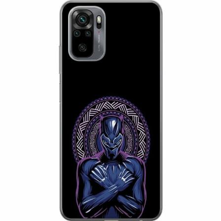 Xiaomi Redmi Note 10s Genomskinligt Skal Black Panther: Wakand