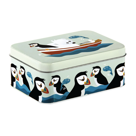 Blafre Matboks i metall, Lys grønn, 1 stk.