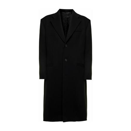 Versace, Single-Breasted Coats Czarny, Mężczyzna, Rozmiar: L