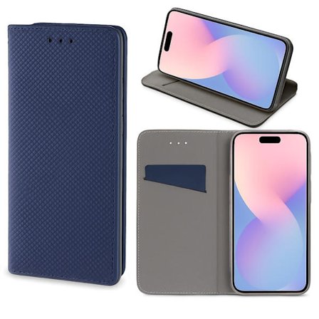 Motorola Moto G24 Power - Smart Magnet Mobilplånbok Marinblå