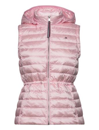 Feminine Lw Down Vest Vests Padded Vests Rosa Tommy Hilfiger*Betinget Tilbud