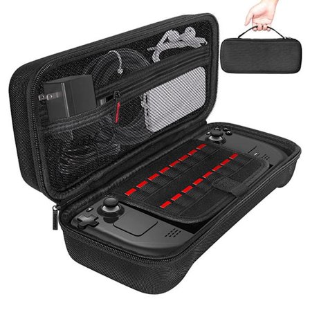 Hard Case EVA förvaringsväska för Steam Deck Organizers Box Case Game Console Bag