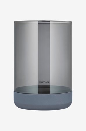 Blomus - Kynttilälyhty Calma Large 22,5 cm - Harmaa - Kynttilänjalat & lyhdyt - - Homeroom