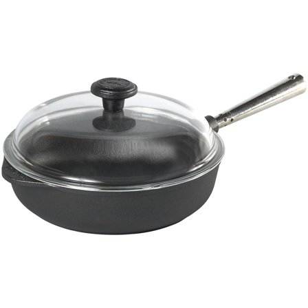 Skeppshult Traktörpanna 25 cm Stålhandtag ochGlaslock | Matlagning > Kokkärl & Stekpannor > Stekpannor > Traktörpanna | Bagaren och Kocken