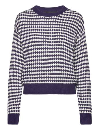 Vmgabi Ls O-Neck Pullover Ga Bf Vero Moda Blue