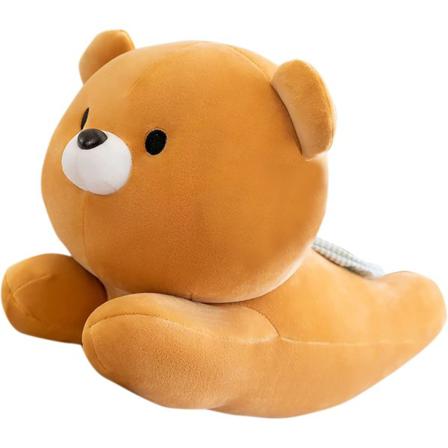 Söt Katt Plysch Kudde Kitten Plysch 9,8" (brun)