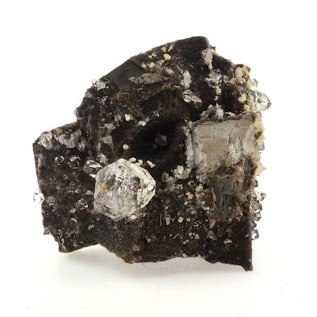 Sten og mineraler. Septaria, Diamantkvarts. 490,3 øre. Ribiers, Hautes-Alpes, Frankrig. Sjælden.
