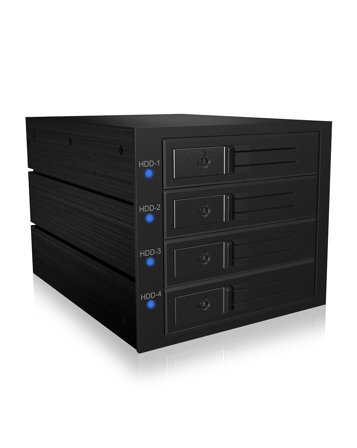 ICY BOX 8.89 Cm (3.5") Backplane Black