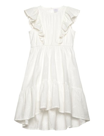 Dress High Low Ao Embroidery White Lindex