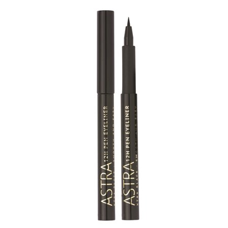 ASTRA MAKEUP 12H PEN EYELINER Eyeliner in penna durata fino a 12 ore 0001 - XTRA BLACK - Eyeliner