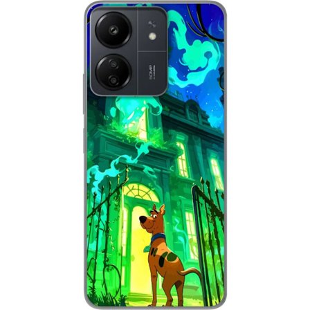 Yhteensopiva Puhelinkuori Xiaomi Redmi 13C Scooby Doo juliste aavekoti sarjakuvamysteeri koira retrot sarja aave vihreä pelottava Halloween taide