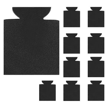 10 stk. Neopren Øldåse Køler Drikke Kop Ærme Isolator Omslag Ny Sort