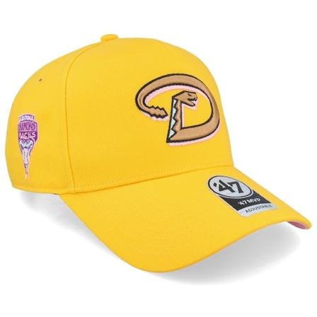 47 Brand - Hatstore Exclusive x Arizona Diamondbacks Yellow Gold A-Frame Adjustable Adjustable Yellow Cap - MLB @ Hatstore