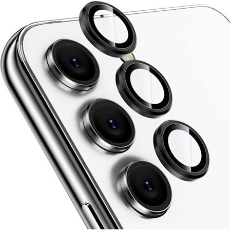 Svart Samsung S23 / S23 Plus kameralinsedeksel