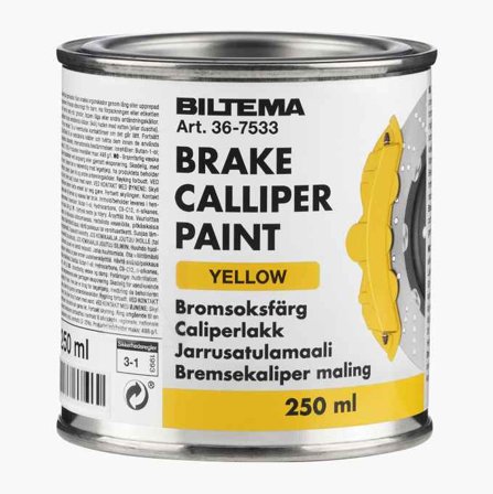 Biltema - Caliperlakk gul 250 ml