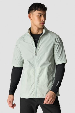 Mirage T-shirt Jacket Men Faded Sea Green