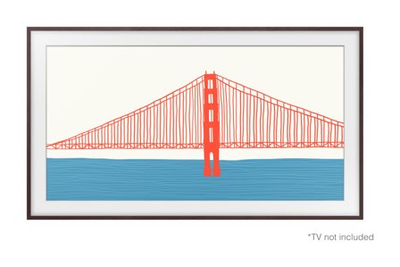 Samsung VG-SCFA50BW - dekorativ ramme for TV