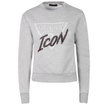 Sweatshirts Guess Cn Icon Gråa 158 - 162 Cm/xs