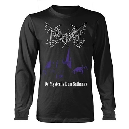 Mayhem Unisex Adult De Mysteriis Dom Sathanas långärmad T-shirt