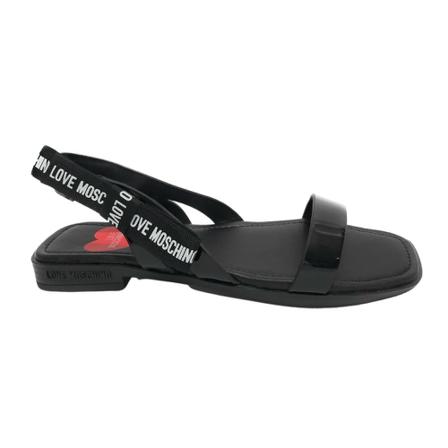 Moschino - Sandaler - Svart - Dam - Storlek: 35 Eu, Dam, Storlek: 35 EU