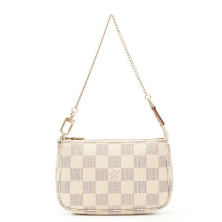 Louis Vuitton Vintage, Pre-owned Canvas louis-vuitton-bags Wit, Dames, Maat:ONE Size,Zilver