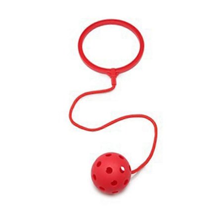 Skipper Ball-Skip Ball Leksak - Aktiv Fitnessleksak För Ungdomar I Naturen (Röd)