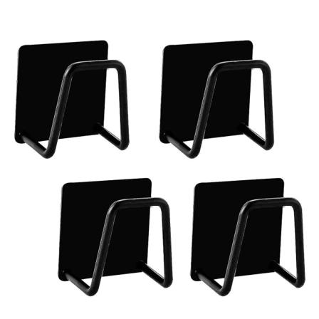 4 kpl Astianpesusienenpidikkeitä Itseliimautuva Ruostumaton Teräs Sienenpidike