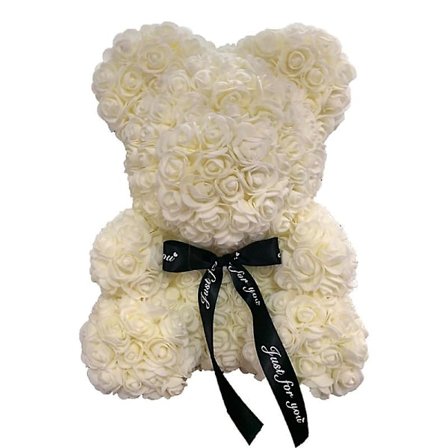 25cm/40cm Teddy Rose Bjørn Valentinsdag Kvinner Gaver Kunstig Blomst Rose Bjørn Juledekorasjon Kompatibel med Hjem