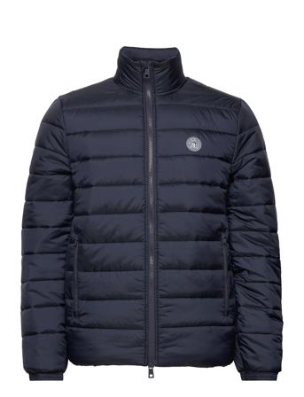 Rec Poly Filled Lght Vuorillinen Takki Topattu Takki Tummansiniset Original Penguin