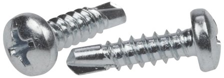 Arvid Nilsson 70610038 Plateskrue rund, RXB 4,8 x 38 mm, 500-pakning, Innfesting