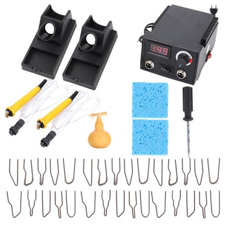 Trebrendingssett Verktøy Profesjonell Justerbar Temperatur Pyrografi Gresskarbrett Loddebolt EU-plugg 220V