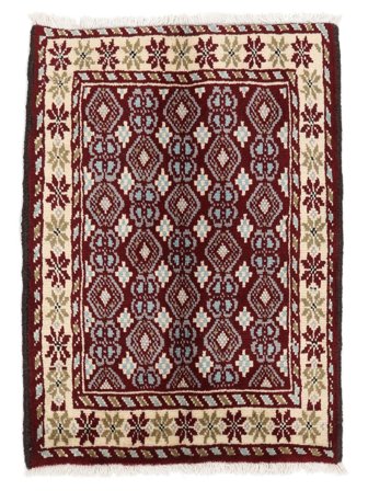 Hand Knotted Baluch Rug 64X88 Wool Black/Brown Small