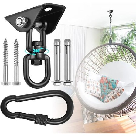 Hengekøye Hengekit, 500 kg Kapasitet, Høy Belastning, 360° Roterbar,