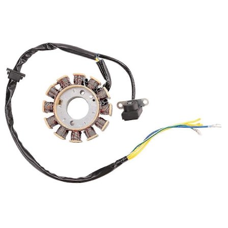 Spole 12-polig Stator DC Spole Tändningsstator för GY6 125Cc 150Cc