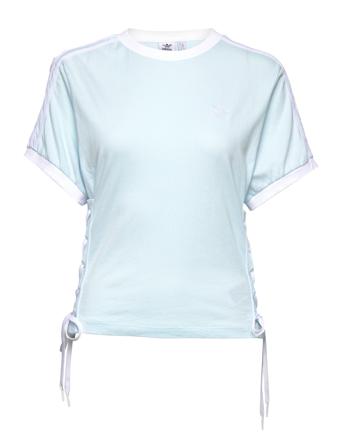 Always Original Laced T-Shirt T-shirts & Tops Short-sleeved Blå Adidas Originals