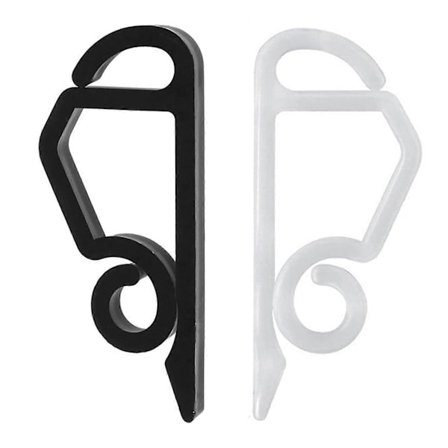 100 stk. julelysklemmer udendørs tagrendekroge stærk bæreevne vejrbestandige udendørs lysklemmer tilbehør