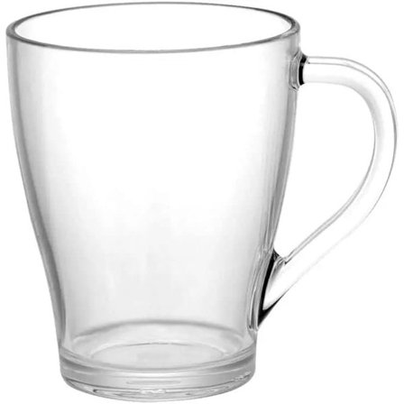 Set med 2 te- och kaffekoppar i glas 260 ml, tål maskindisk, frys och mikrovågsugn