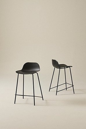 Jotex - Barstol 2-pak Sort mat sort - TARIFA - Køb Skamler hos Jotex