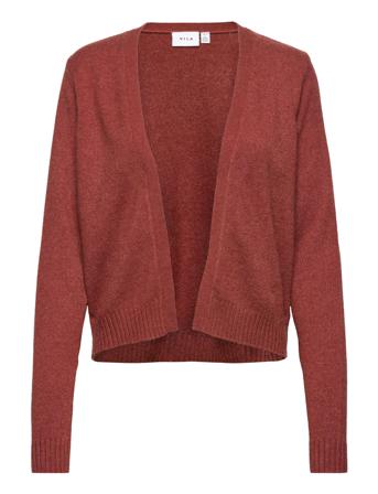Viril Short L/S Knit Cardigan - Fav Neuletakki Punainen Vila